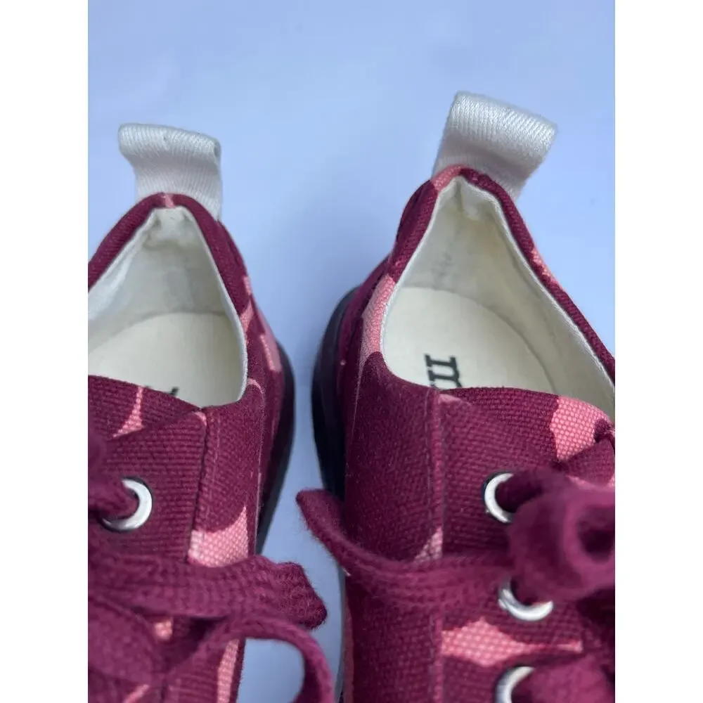 Marimekko Niittyheinikossa Mini Unikko women’s sneakers size 39 red poppy Laceup